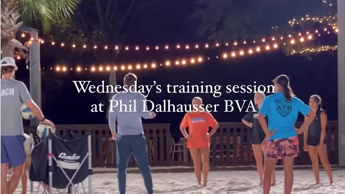 Coaching at Phil Dalhausser's Beach Volleyball Academy